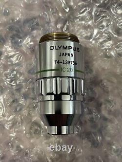 Olympus MSPlan 20 Microscope Objective Lens Lenses F=180 0.46 Japan IC20