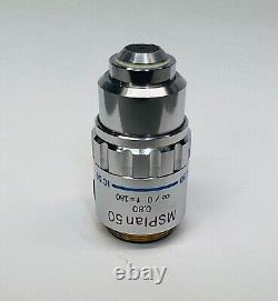 Olympus MSPlan 50X Infinity Corrected Microscope Objective MS Plan BH CH Series