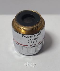 Olympus MSPlan 5 Microscope Objective Lens Lenses F=180 0.13 Japan