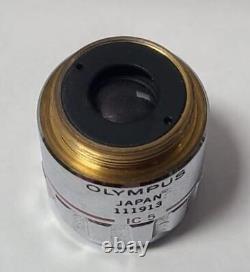 Olympus MSPlan 5 Microscope Objective Lens Lenses F=180 0.13 Japan