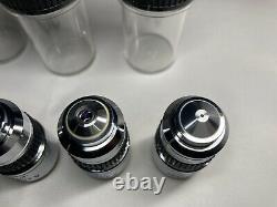Olympus Microscope A NH Set of 4 Phase Contrast Objectives TL160