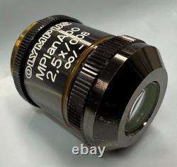 Olympus Microscope MPlanApo 2.5X/0.08 Plan Apo Apochromat Objective Lens M26