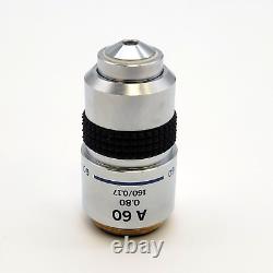 Olympus Microscope Objective A 60x 0.80 160/0.17