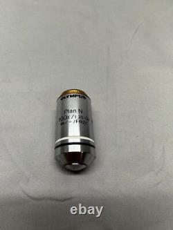 Olympus Microscope Objective Lens 100x / 1.25 Oil Plan N FN22 (F)