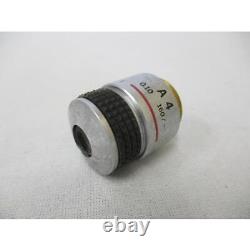 Olympus Microscope Objective Lens A 4 0.10 160/- Free Shipping Japan WithT. K10728