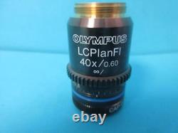 Olympus Microscope Objective Lens Lcplanfl 40x / 0.60? / Correction Cap-g2 +/. 5