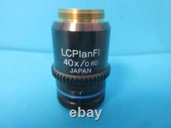 Olympus Microscope Objective Lens Lcplanfl 40x / 0.60? / Correction Cap-g2 +/. 5