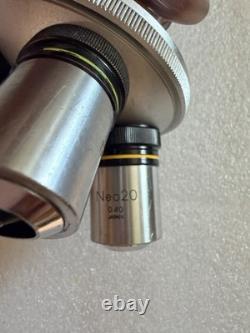 Olympus Microscope Objective Lens Lot Neo10 Neo20 Neo40 Neo50 with Turret