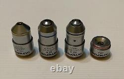 Olympus Microscope Objective Lens Nea 100x, 40x, 10x, 4x