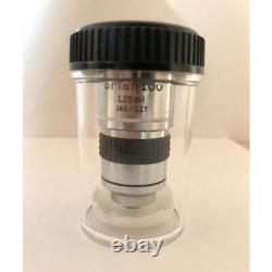 Olympus Microscope Objective Lens SPlan100 1.25 oil 160/0.17 F/S Japan WT K11390