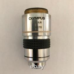 Olympus Microscope Objective Lens SPlan100 1.25 oil 160/0.17 F/S Japan WT K11390