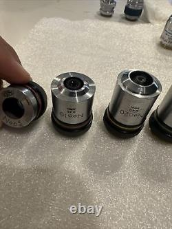 Olympus Microscope Objectives NEO 5x, 10x, 20x, 40x