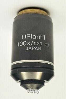 Olympus Microscope Oil immersion Objective UPlanFl 100x/1.30 Excellent Lens