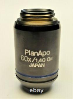 Olympus Microscope PlanApo 60x/1.40 Oil Immersion Objective, Excellent Lens