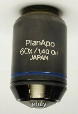 Olympus Microscope PlanApo 60x/1.40 Oil Immersion Objective, Excellent Lens