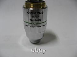 Olympus Msplan 20x Microscope Objective Lens Na 0.46 F=180 Used