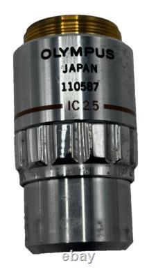 Olympus Msplan 2.5 0.07 Infinity/- F=180 Microscope Objective Lens 110587 IC