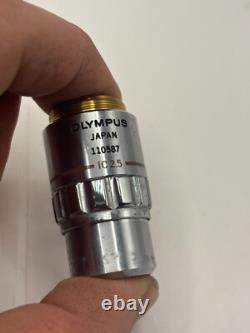 Olympus Msplan 2.5 0.07 Infinity/- F=180 Microscope Objective Lens 110587 IC