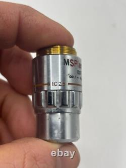 Olympus Msplan 2.5 0.07 Infinity/- F=180 Microscope Objective Lens 110587 IC