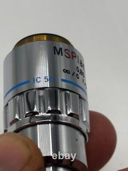Olympus Msplan 50 0.80 Infinity/- F=180 Microscope Objective Lens 109793 IC 50
