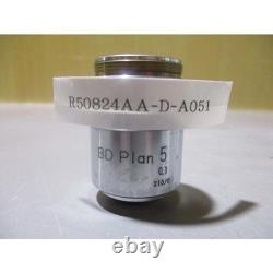 Olympus Msplan 5 0.13 Microscope Objective Lens F=180 Used