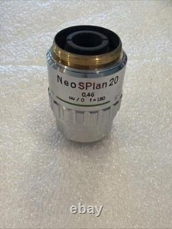 Olympus NEOSPlan IC 20 0.46? /0 f=180 IC20 Microscope Objective Lens