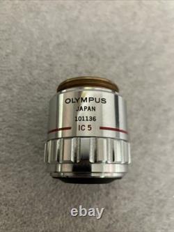 Olympus Neosplan 5 Nic 0.13 F=180 Microscope Objective Lens 5x IC 5