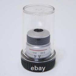Olympus Objective Lens A4 0.1 160 / OLIMPAS Microscope From Japan