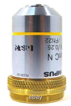 Olympus PLANC N 10x/0.25? /-/FN22 Microscope Objective Lens Philippine