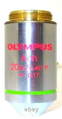 Olympus PLANC N 20x/0.40 P? /0.17 Microscope Objective Lens Philippines