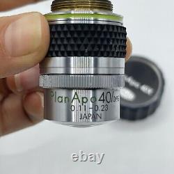 Olympus PlanApo 40x/0.95 0.11-0.23 Microscope Objective Tokyo Japan 400457