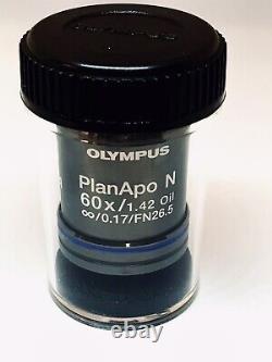 Olympus PlanApo N 60x /1.42 Oil? /0.17 Microscope Objective Lens Make an Offer