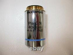 Olympus PlanC N 40x UIS2 Super Macro infinity? Microscope Objective Lens Plan