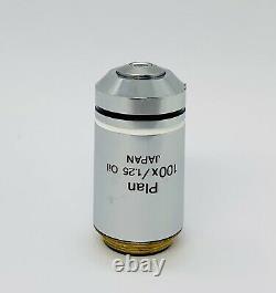 Olympus Plan 100X/1.25 Oil Infinity Corrected Microscope Objective Lens