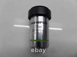 Olympus Plan 20x /0.40? /0.17 Ph1 Contrast Microscope Objective