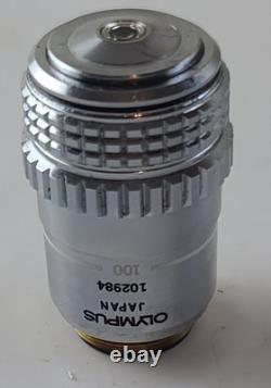 Olympus Plan APO 100 1.40 oil 160 / 0.17 Microscope Objective Lens For BH2