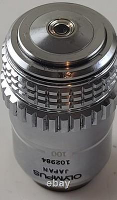Olympus Plan APO 100 1.40 oil 160 / 0.17 Microscope Objective Lens For BH2