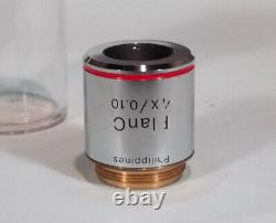 Olympus Plan C 4x / 0.10 /- Microscope Objective Lens