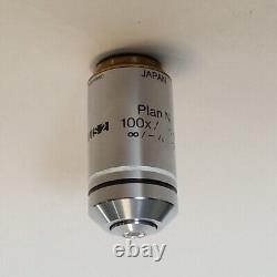 Olympus Plan N 100x/ 1.25 UIS2 FN22 Microscope Objective Lens