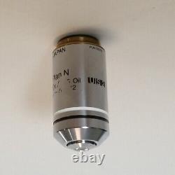 Olympus Plan N 100x/ 1.25 UIS2 FN22 Microscope Objective Lens