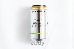 Olympus Plan N 20x 0.4 infi/0.17 FN22 Phase Contrast Microscope Objective #5044