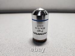 Olympus Plan N 40x / 0.65 Infinity. 17 FN22 UIS2 Microscope Objective Lens BX CX
