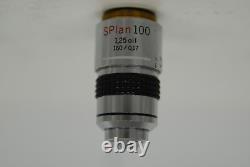 Olympus SPlan 100X 1.25 Oil 160/0.17 Microscope Objective