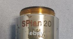 Olympus SPlan 20 0.46 160/0.17 Microscope Objective Lens