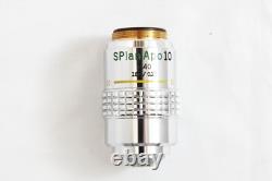 Olympus SPlan Apo 10x 0.40 160/0.17 Microscope Objective Lens #5392