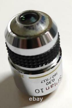 Olympus Splan 4 pieces set 10.20.40 & 100 Microscope Objective Lens #1
