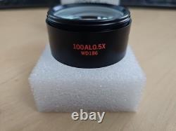 Olympus Stereo Microscope Objective 100AL0.5x WD186 0.5x Lens