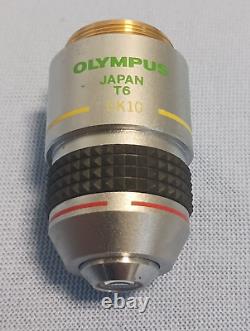 Olympus T6 CK10 A 10 PL 0.25 160/0.17 Phase Contrast Microscope Objective Lens