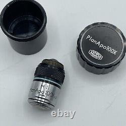 Olympus Tokyo PlanApo 100x / 1.3 APO Objective for Microscope 400520 Japan