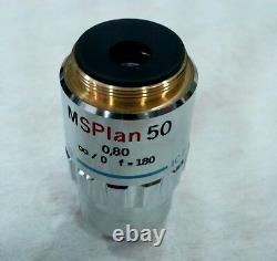 Olympus ULWD MSPlan 50x /0.80 f=180 Microscope Objective lens